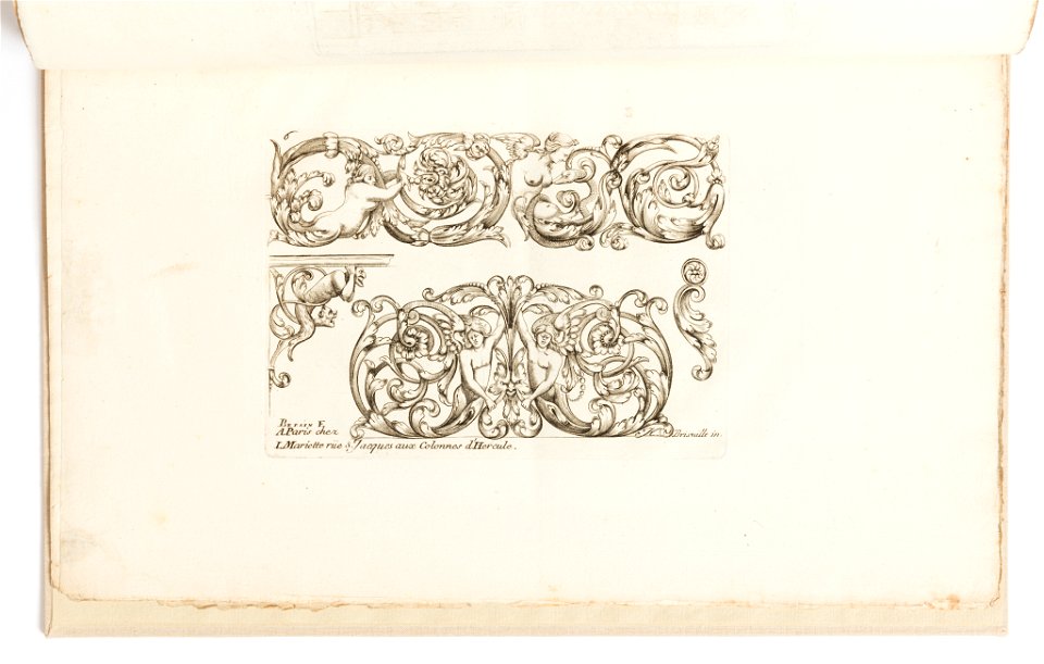Print, Plate 6, from Diverses pièces de serruriers (Various Designs for Locksmiths), after 1662 (CH 18288481)