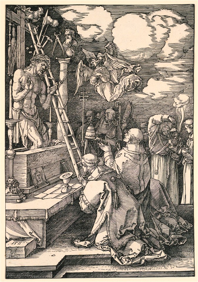 Print, The Mass of St. Gregory, 1511 (CH 18384753-2)