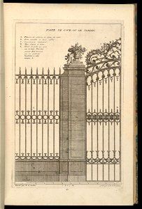 Print, Porte de Cour ou de Jardin, 1745 (CH 18242119)