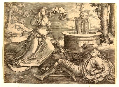 Print, Pyramus and Thisbe, 1514 (CH 18384567)