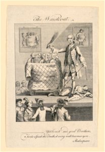 Print, The Waistcoat (Caricature on the Fashion of Waistcoats), ca. 1770 (CH 18613745-2)
