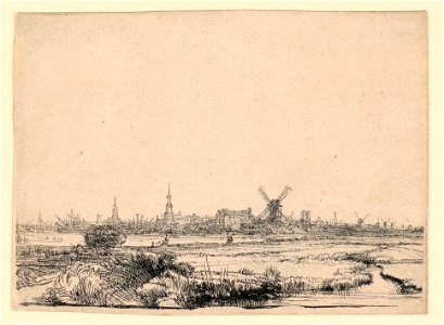 Print, View of Amsterdam, ca. 1640 (CH 18420579)