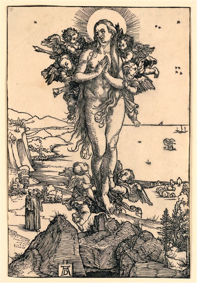 Print, Elevation of Saint Mary Magdalen, ca. 1500 (CH 18382005-2)