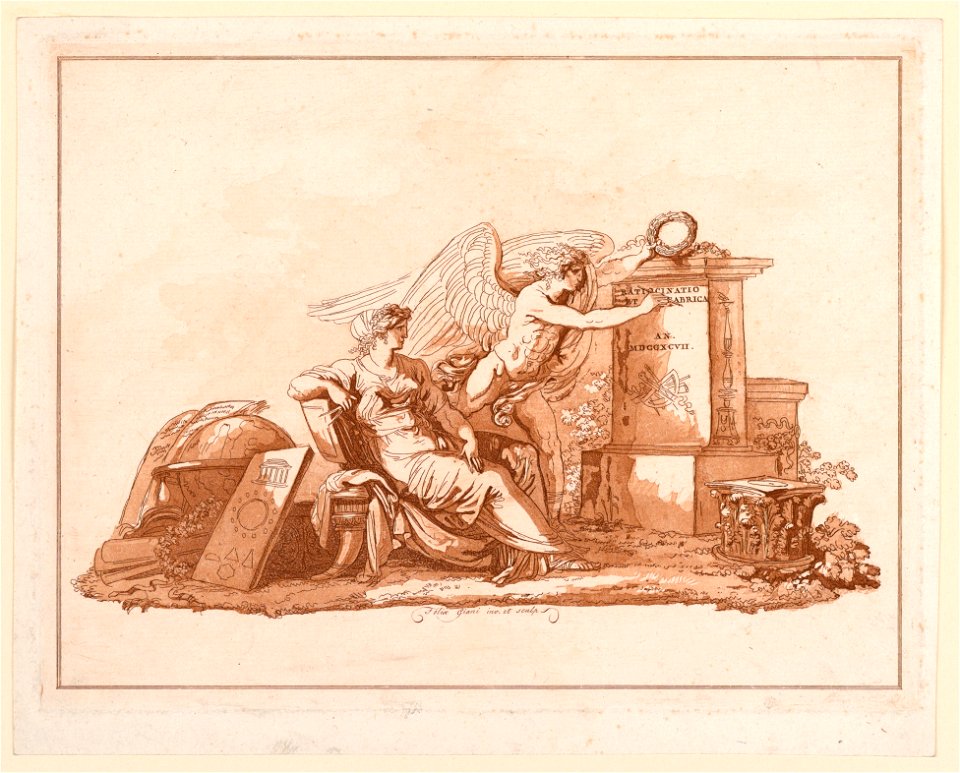 Print, Etching with aquatint- Architecture, 1797 (CH 18118089)
