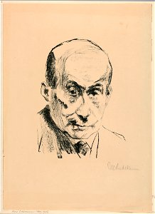 Print, Self-portrait, ca. 1917 (CH 18386337)