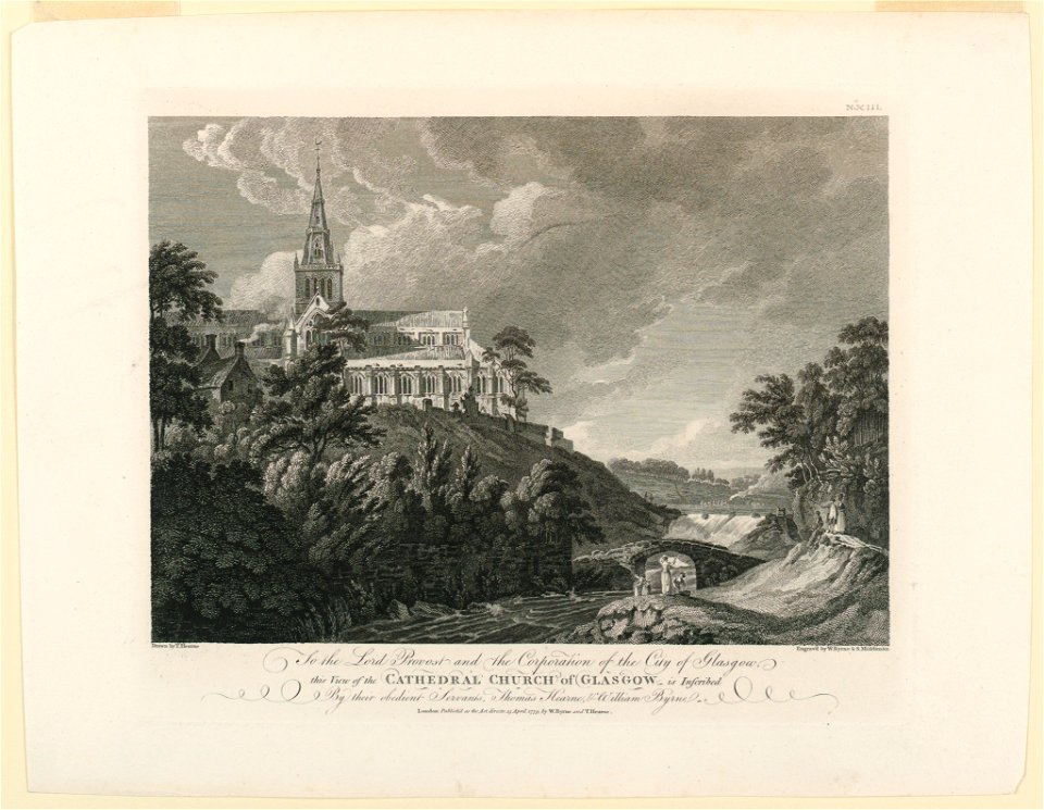 Print, View of The Catherdral Church of Glasgow, 1779 (CH 18408421)
