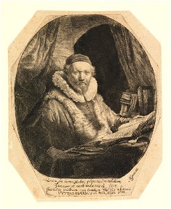 Print, Jan Vytenbogaert (1557–1644), Preacher of the Sect of Arminian Remonstrants, 1635 (CH 18097241). Free illustration for personal and commercial use.