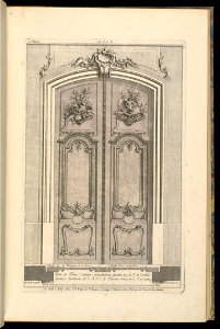 Print, Elevation and Plan of a Portal, 1745 (CH 18242335)