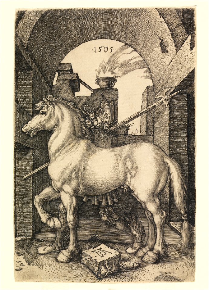 Print, The Small Horse, 1505 (CH 18383917)
