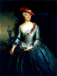 Prinzessin Luise Ulrike von Preußen als Schäferin (Pesne). Free illustration for personal and commercial use.
