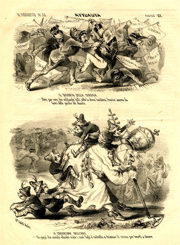 Print, satirical print, newspaper-periodical (BM 1867,1012.704-738 22)