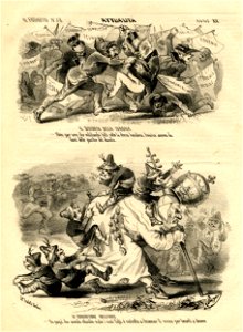 Print, satirical print, newspaper-periodical (BM 1867,1012.704-738 22)