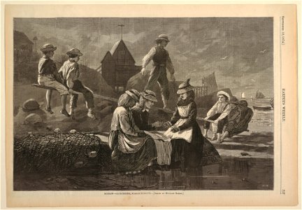Print, Seesaw - Gloucester, Massachusetts, from Harper's Weekly, September 12, 1874, p. 757., September 12, 1874 (CH 18389819)