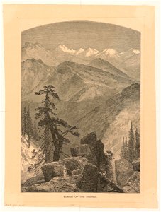 Print, Summit of the Sierras, 1874 (CH 18592427)