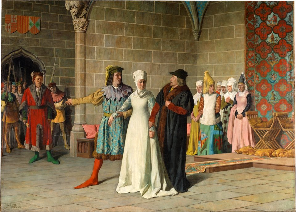 Prisión de la última reina de Mallorca (Museo del Prado)