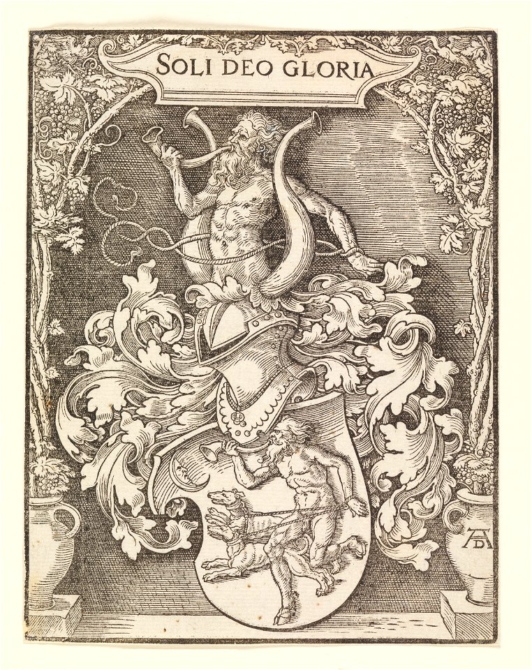 Print, The Coat of Arms of Tschertie, ca. 1521 (CH 18384763)