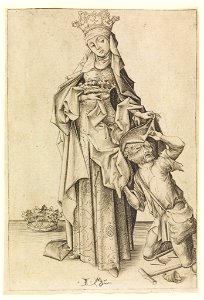 Print, St. Elizabeth, before 1500 (CH 18381997)