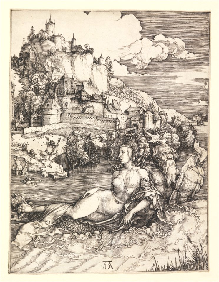 Print, The Sea Monster, ca. 1498 (CH 18418385)
