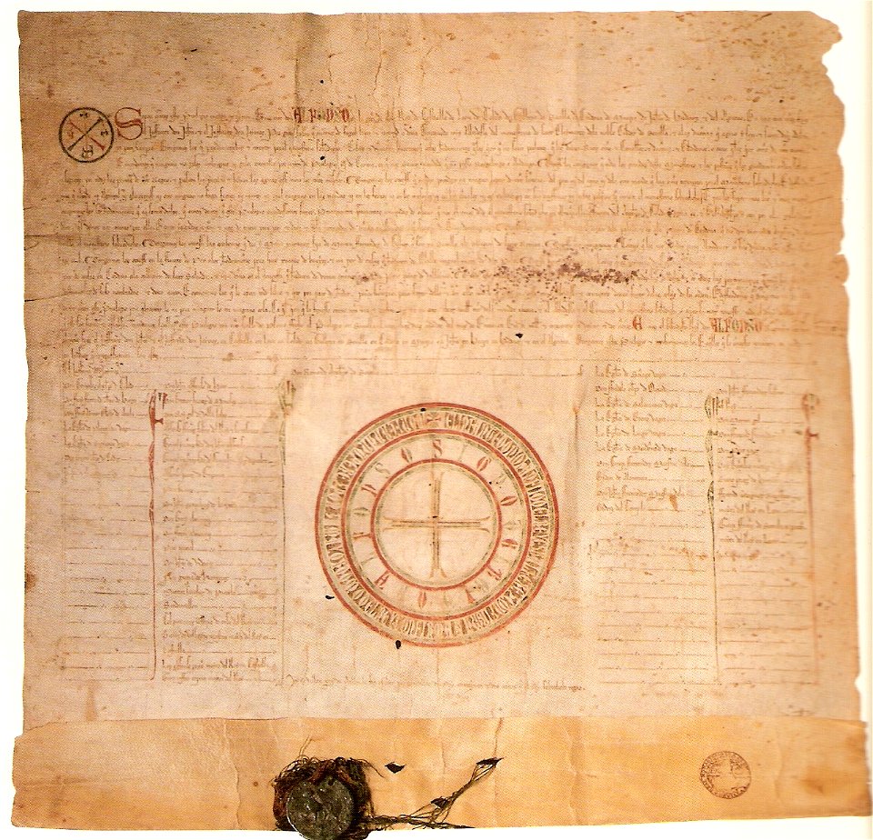 Privilegio rodado de Alfonso X amparando y concediendo exenciones y privilegios al monasterio de San Clemente de Sevilla (10-1-1284)