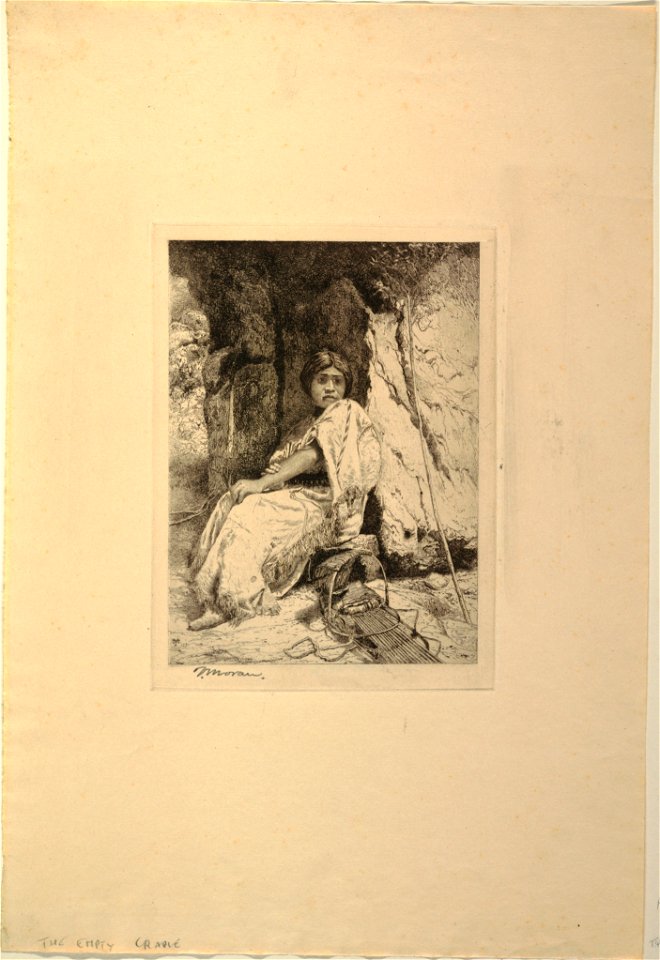 Print, The Empty Cradle, ca. 1880 (CH 18611237)