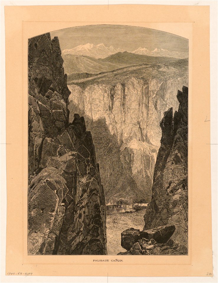 Print, Palisade Cañon, 1874 (CH 18601399)