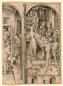 Print, The Beheading of John the Baptist, before 1500 (CH 18381993-2)