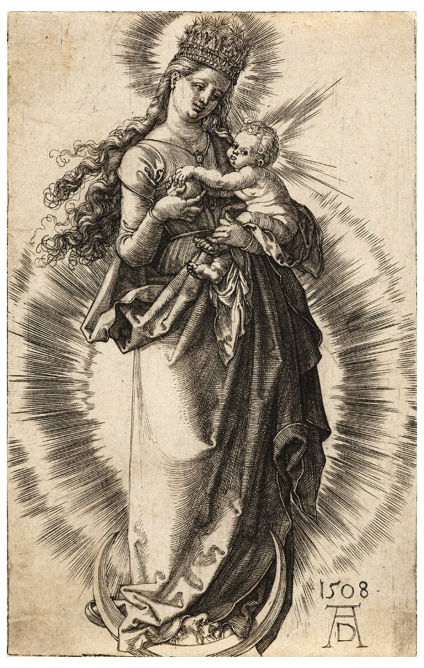 Print, The Virgin with the Starry Crown, 1508 (CH 18384591)