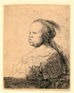 Print, The White Negress, ca. 1630 (CH 18097309-2)
