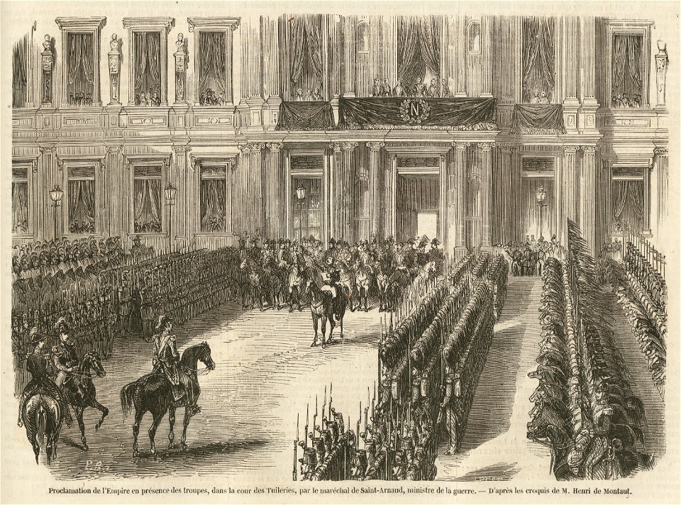 Proclamation de l'Empire, à l'Hôtel de ville, le 2 décembre 1852
