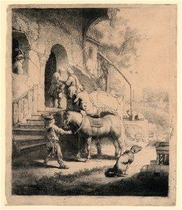 Print, The Good Samaritan, 1633 (CH 18418373-2)
