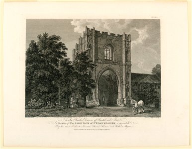 Print, View of Abbey Gate of St. Edmundsbury, 1779 (CH 18408433)