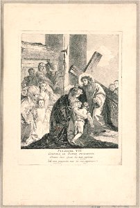 Print, Via Crucis - Station VIII, He Consoles the Weeping Women, ca. 1749 (CH 18328455)