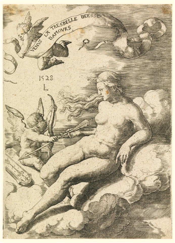 Print, Venus and Cupid, 1528 (CH 18608773)