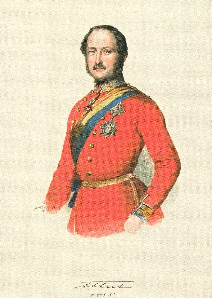 Prinz Albert von Sachsen-Coburg und Gotha, 1855