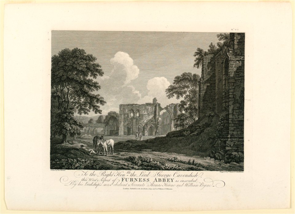 Print, View of Furness Abbey, 1778 (CH 18408543)