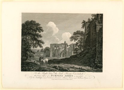 Print, View of Furness Abbey, 1778 (CH 18408543). Free illustration for personal and commercial use.