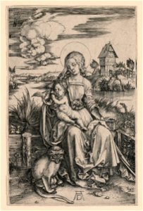 Print, The Virgin with the Monkey, ca. 1506 (CH 18608759)