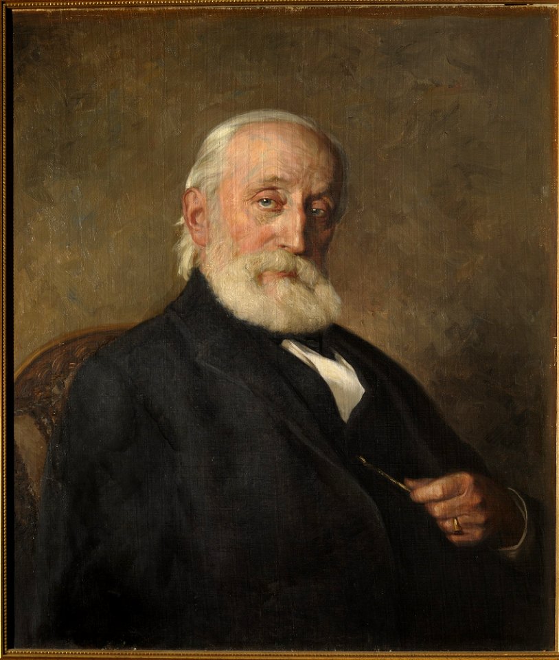 Professor Leo Meyeri portree, Julie Wilhelmine Hagen-Schwarz, TKM TR 5042 M 832