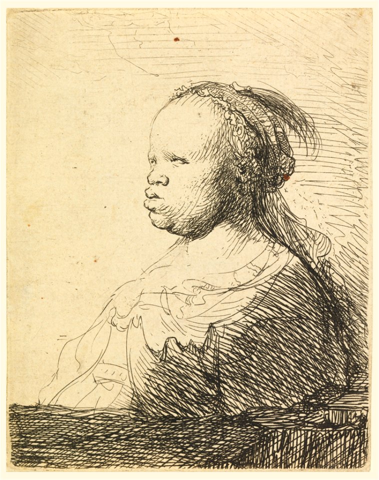 Print, The White Negress, ca. 1630 (CH 18097309)