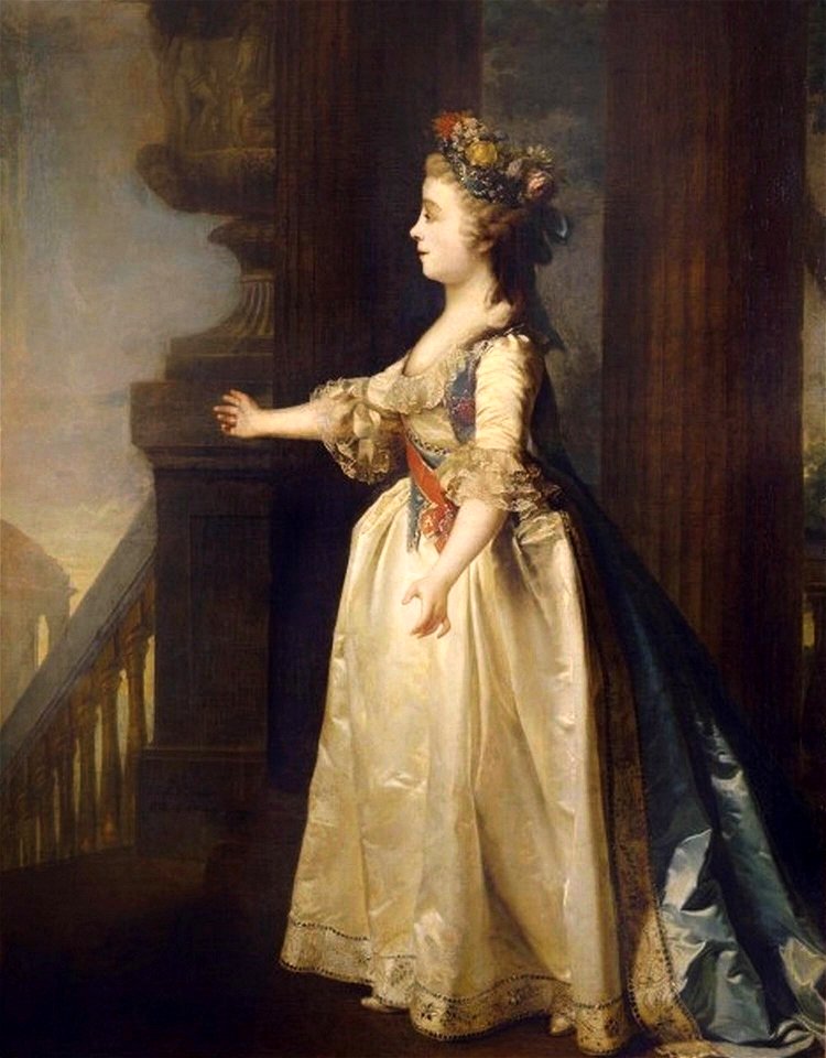 Profile of Alexandra Pavlovna by D. Levitzky (1791, Pavlovsk)