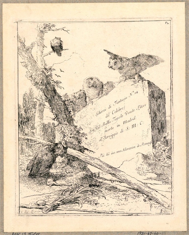 Print, Title Page, Scherzi di Fantasia, ca. 1762 (CH 18328397)