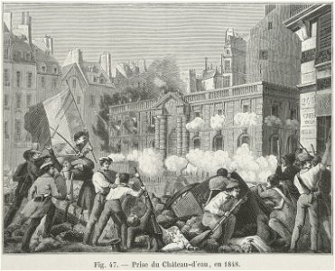 Prise du Château d'eau, en 1848