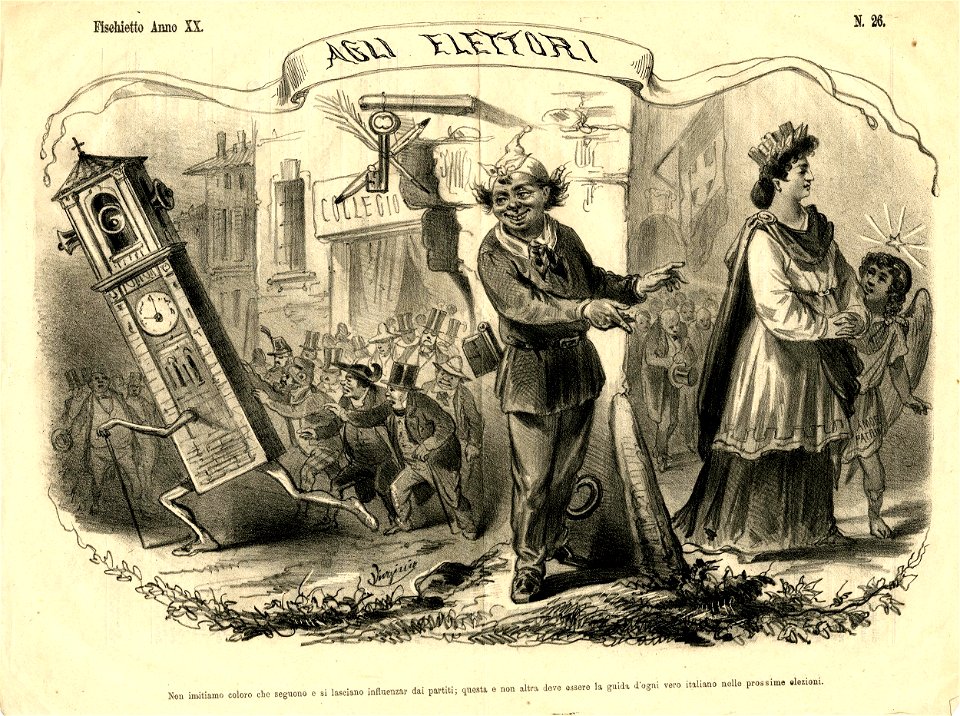 Print, satirical print, newspaper-periodical (BM 1867,1012.704-738 29)
