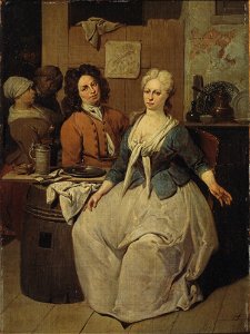 Private Meal (Jan Baptiste Lambrecht) - Nationalmuseum - 17500