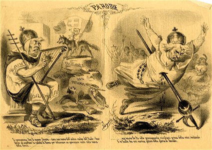 Print, satirical print, newspaper-periodical (BM 1867,1012.704-738 21)