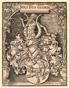 Print, The Coat of Arms of Tschertie, ca. 1521 (CH 18384763-2)