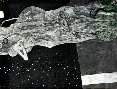 Procesión de los muertos - Gustav Klimt - destruido en 1945