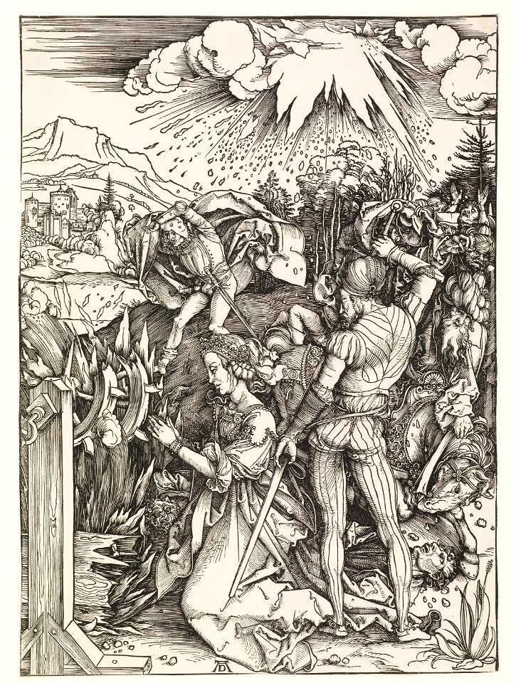 Print, The Martyrdom of St. Catherine, 1498–99 (CH 18389459)