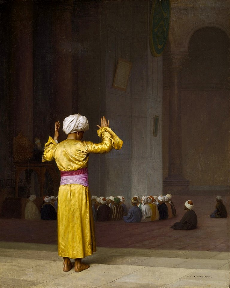 PRIÈRE DANS LA MOSQUÉE by Jean-Léon Gérôme, c 1865