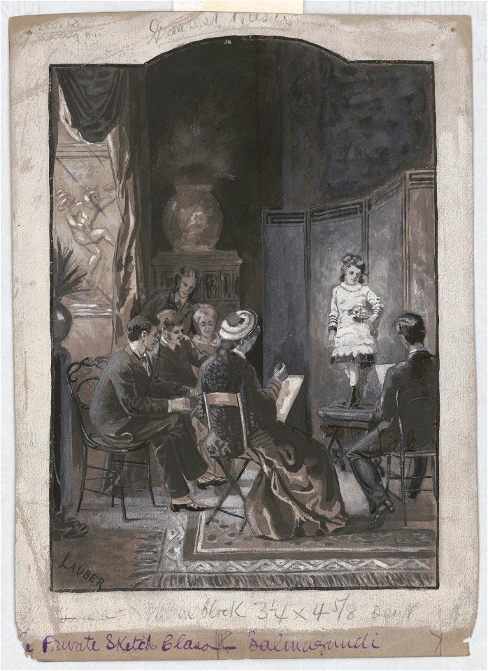 Private sketch class - Salmagundi - Lauber. LCCN2016645720